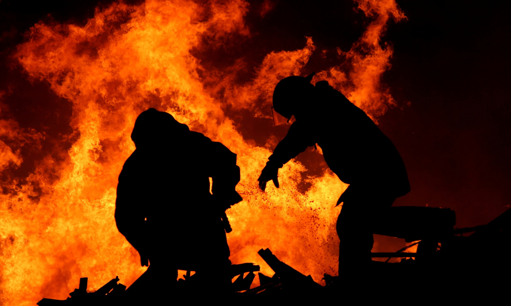 Incendiu devastator în Crișeni