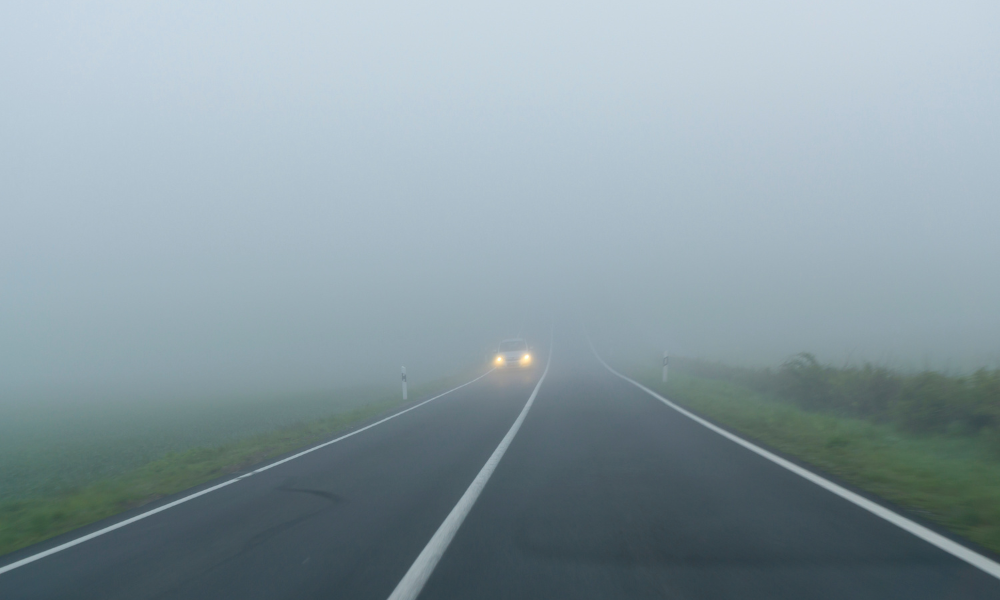 Cod galben de ceață în Sălaj