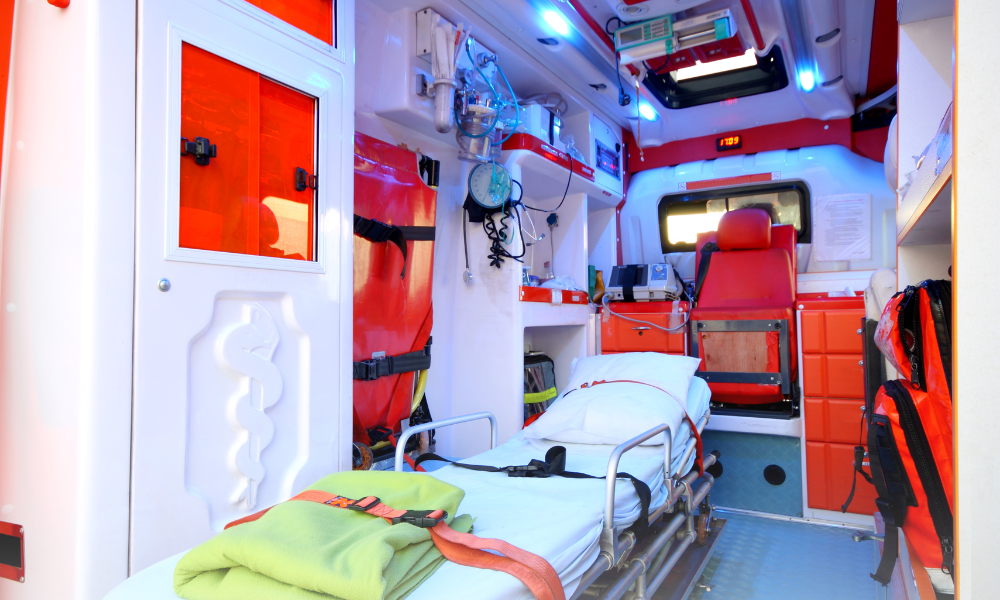 ambulanță interior