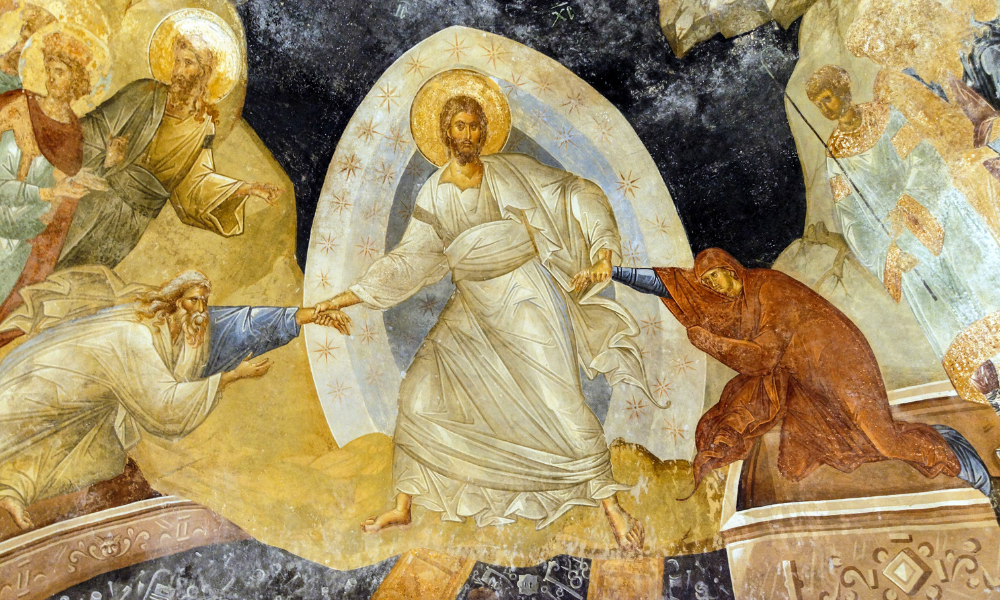 Pictură cu Învierea lui Hristos