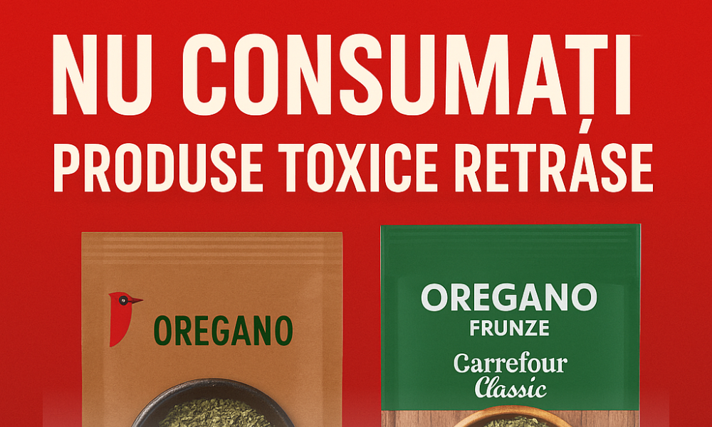Produse cu oregano retrase de Carrefour și Auchan din cauza contaminării cu substanțe toxice – mai 2025
