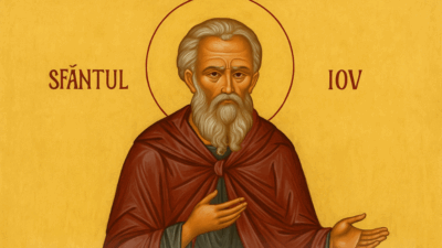 Sfântul și Dreptul Iov, icoană tradițională ortodoxă, pomenit pe 6 mai
