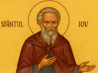 Sfântul și Dreptul Iov, icoană tradițională ortodoxă, pomenit pe 6 mai