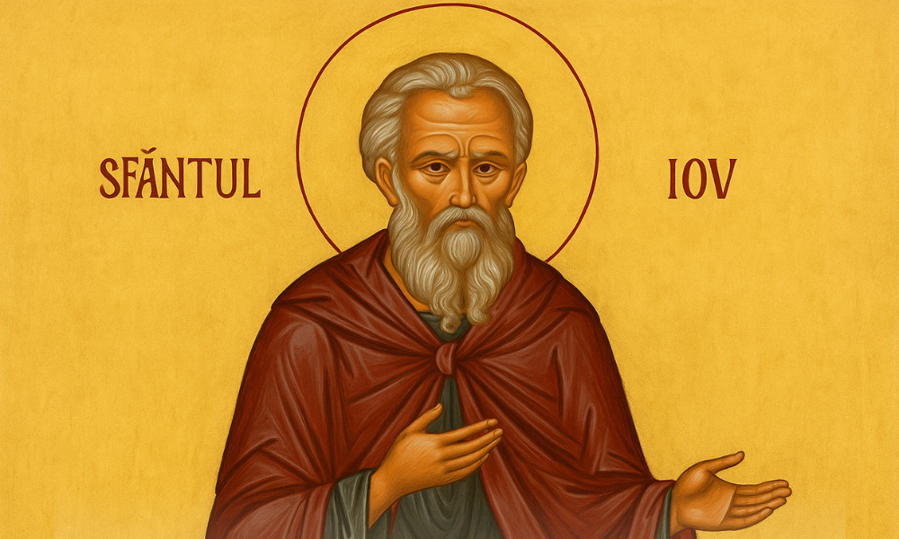 Sfântul și Dreptul Iov, icoană tradițională ortodoxă, pomenit pe 6 mai