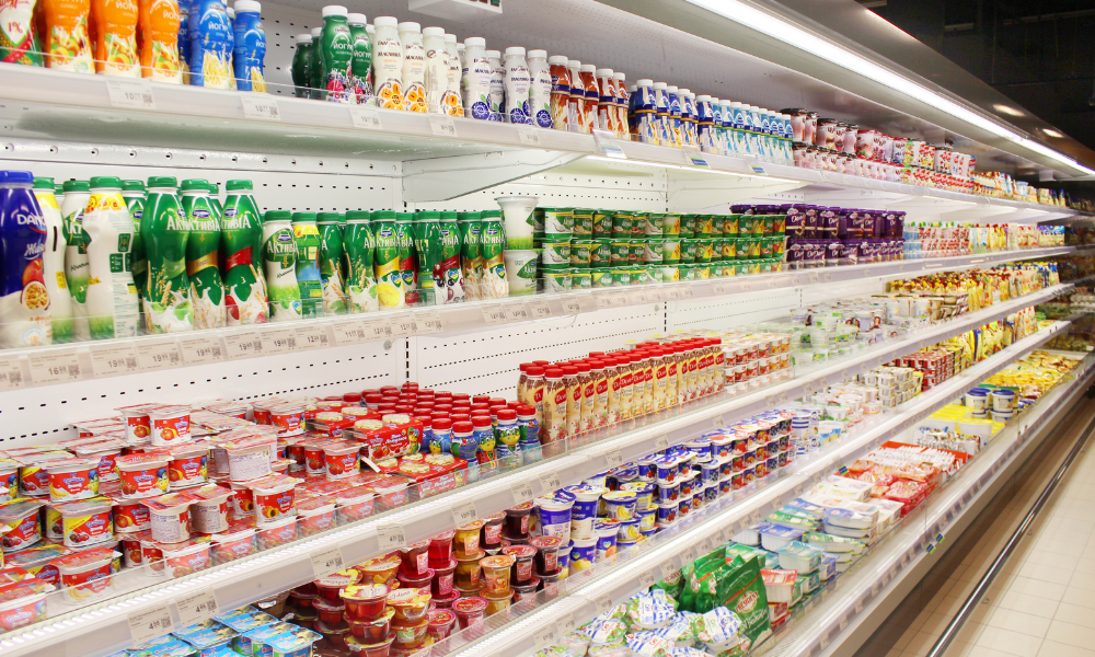 Tone de produse lactate expirate