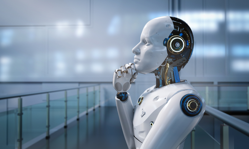 Un robot cu inteligență artificială