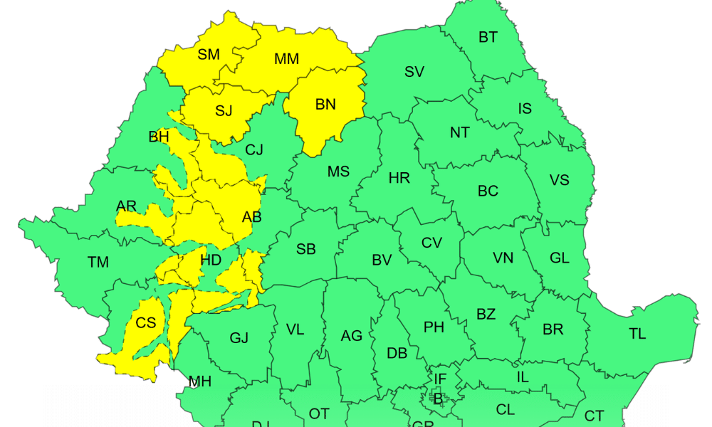 Cod galben în Sălaj