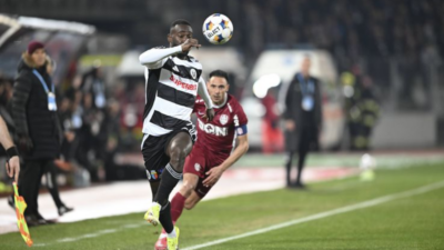 Fază din meciul Universitatea Cluj – CFR Cluj disputat pe Cluj Arena